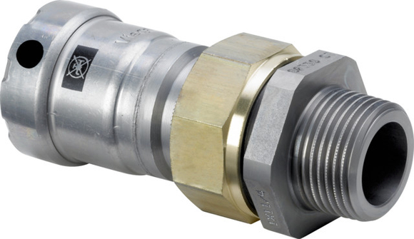 Megapress schroefkopp.1x1 3-del bui-vlak - afb. 1