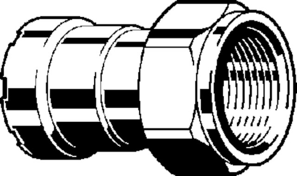 Megapress schroefkopp.1x11/2 vlak dichte - afb. 3
