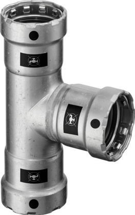 Megapress T-st. 3/4x3/4x3/4 3x pers 4218 - afb. 1