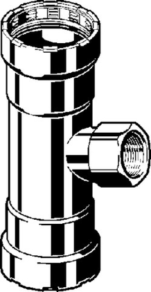 Megapress T-stuk 11/4x1/2x11/4 pers x bi - afb. 3