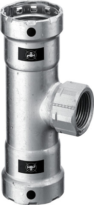 Megapress T-stuk 3/4x1/2x3/4 pers x bi x - afb. 1