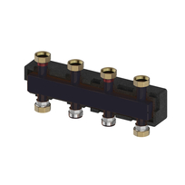 Meibes 3-gr.gesloten verdeler zwart met