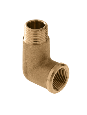 Messing Knie 1/2" binnen x buiten - afb. 1