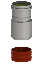 Metalflex koppelstuk flex-mof 80-80 4004