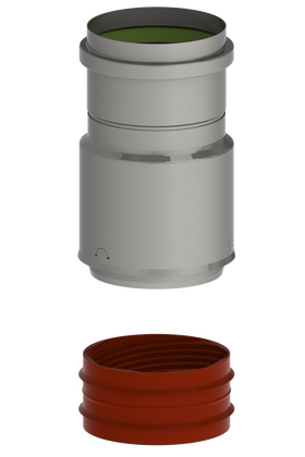 Metalflex koppelstuk flex-mof 80-80 4004 - afb. 2