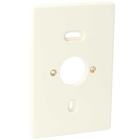 Montageplaat 80x121mm dubbel met gat