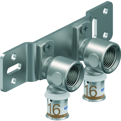 Montageplaat SMART S-PRESS PLUS 16x1/2"bn 50mm Uponor - afb. 1