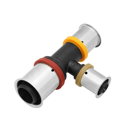 MultiPress T-stuk 16x16x14 3x pers PPSU - afb. 1