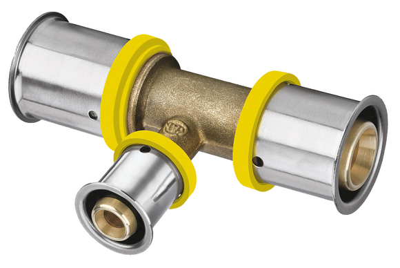 MultiPress T-stuk 25x16x25 gas 3x pers P - afb. 1