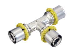 Multiskin T-stuk 26x1"x26mm Gas Pers X B