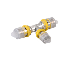 Multiskin T-stuk 32x26x32mm Gas 3x Pers
