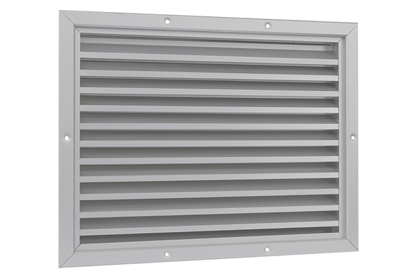 Nedco Alu.gevelrooster 400x300 Met Vaste - afb. 1