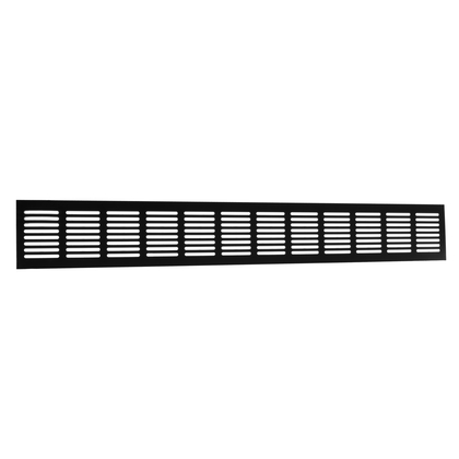Nedco alu plintroost. 600x80 aluminium z - afb. 1