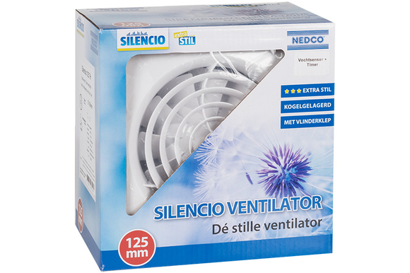 Nedco badk/toiletventilator Silencio 125 - afb. 4