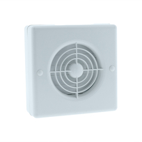 Nedco Badk/toiletvent.cr 100at Wit