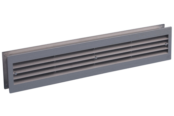 Nedco deurventilatierooster 455x90mm alu - afb. 1