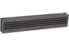 Nedco deurventilatierooster 455x90mm RVS