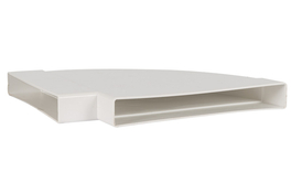 Nedco hoekstuk 225x25mm horizontaal 90