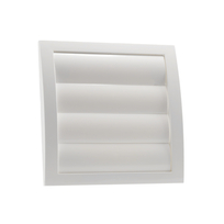 Nedco Lamellenroost. 150mm Wit