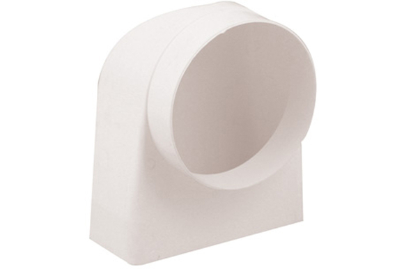 Nedco Overgangsstuk Haaks O125-150x70mm - afb. 1