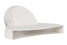 Nedco Overgangsstuk recht O100-225x25mm
