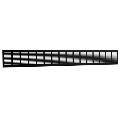 Nedco plintrooster 800x100mm zwart - afb. 1