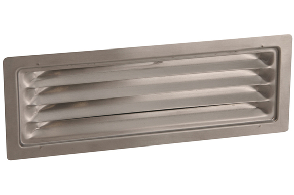 Nedco Rvs Buitenrooster 204x60 Met Sc - afb. 1