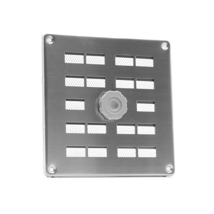 Nedco Rvs schuifrst. 160x160mm m.draaikn - afb. 2