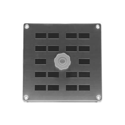 Nedco Rvs schuifrst. 160x160mm m.draaikn - afb. 3