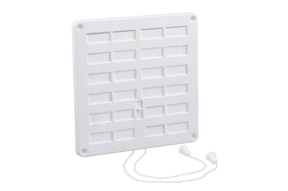 Nedco vent.rooster 200x200mm wit afsluit - afb. 1