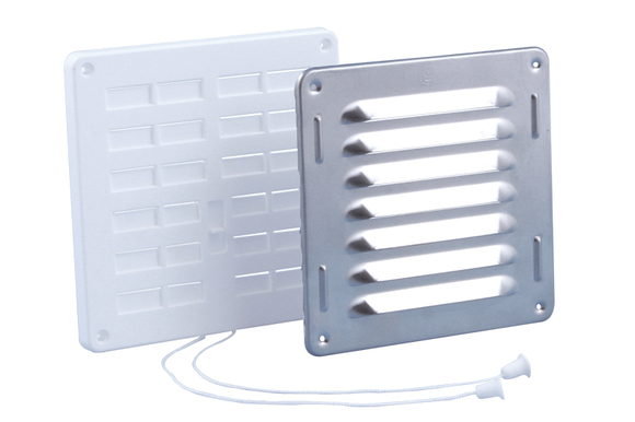 Nedco ventilatieset 160x160mm wit/blank - afb. 1