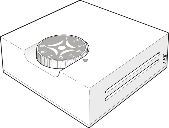 Nibe thermostaat RG 10 018433 - afb. 1