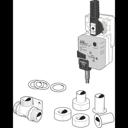 Nibe VVC 28 wisselklep koeling 067165 - afb. 2