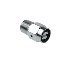 Ontluchtingskraantje 1/8" vernikkeld