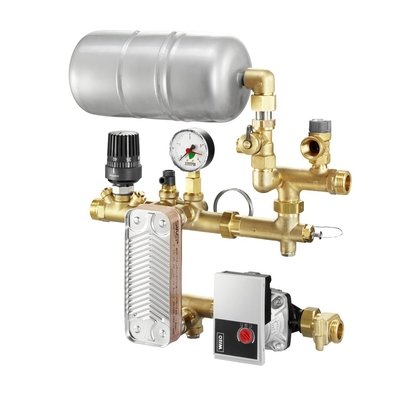 Oventrop regelstation + warmt. wisselaar - afb. 1