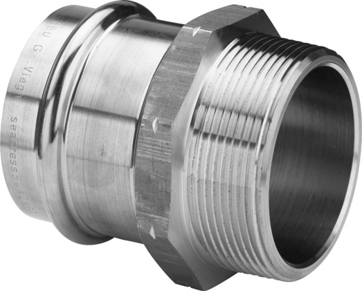 Overgangsstuk 42 x 1 1/2 NPT kopernikkel - afb. 3