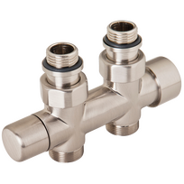 Ovus aansl.set 14x2mm VPE alu-inlage+mat zwarte rozetten DRL