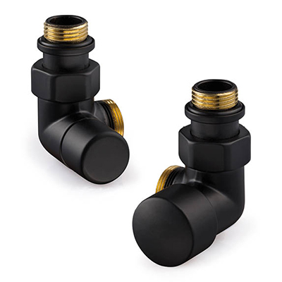 OVUS designkr DH 1/2 kraan R voetv. L (therm.vber) mat zwart DRL - afb. 1