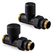 OVUS designkraan haaks1/2 - voetv. (therm.voorber) mat zwart DRL - afb. 3