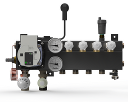 Pentec LTV-verdeler 9gr. + Wilo A-label