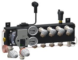 Pentec SV-verdeler stand.5gr. + Wilo A-l