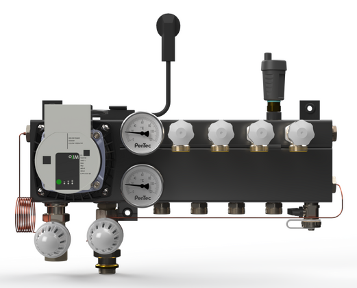 Pentec SV-verdeler stand.8gr. + Wilo A-l - afb. 1