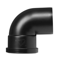 PP bocht 100mm 90gr.zw 452032
