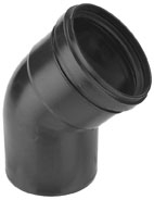PP bocht 80mm 45gr.zw 400452018