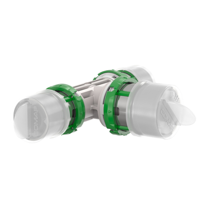 Ppsu T-stuk 32x20x32mm 3x Pers - afb. 1