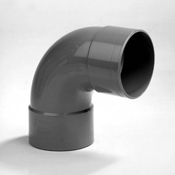Pvc Bocht mof/mof 110mm 90' - afb. 1