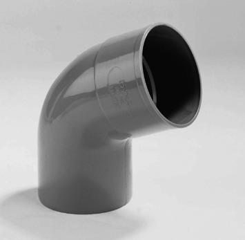 Pvc Bocht rwa m/s 100mm 67 - afb. 1