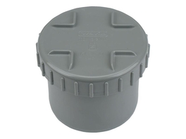 Pvc Eindstuk + Schroefdeksel 32mm