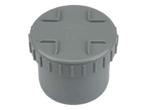 Pvc Eindstuk + Schroefdeksel 32mm - afb. 1