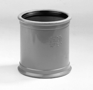 Pvc Overschuifmof manchet 125mm kl.41 - afb. 1